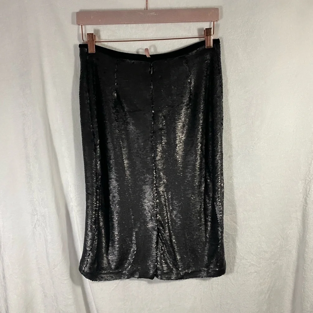 Alex Marie black sequin rouge romance Portia skirt size 4